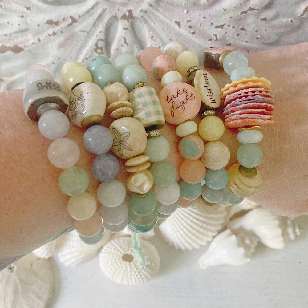Reserved for VIP: Women’s Summer Beach Boho Surfer Coastal Talisman Stretch Bracelet