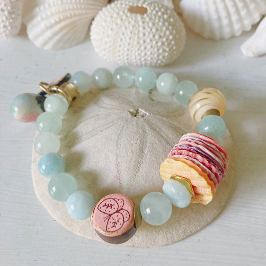 Reserved for VIP: Women’s Summer Beach Boho Surfer Coastal Talisman Stretch Bracelet