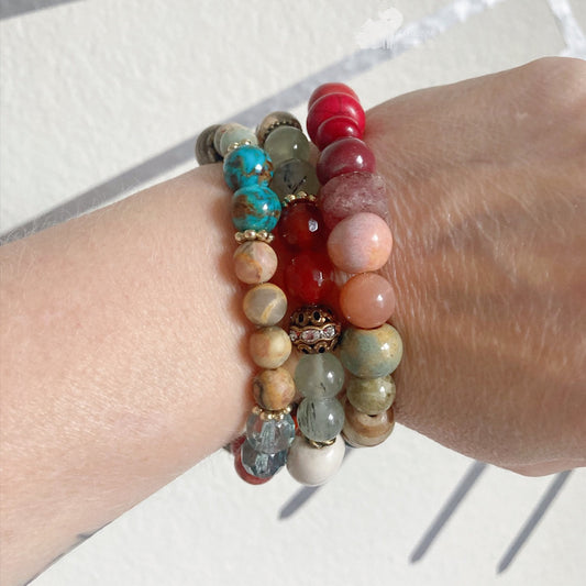 Women’s Forest Cottagecore Stretch Bracelet