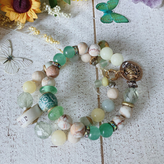 Women’s Cottagecore Boho Stretch Bracelet