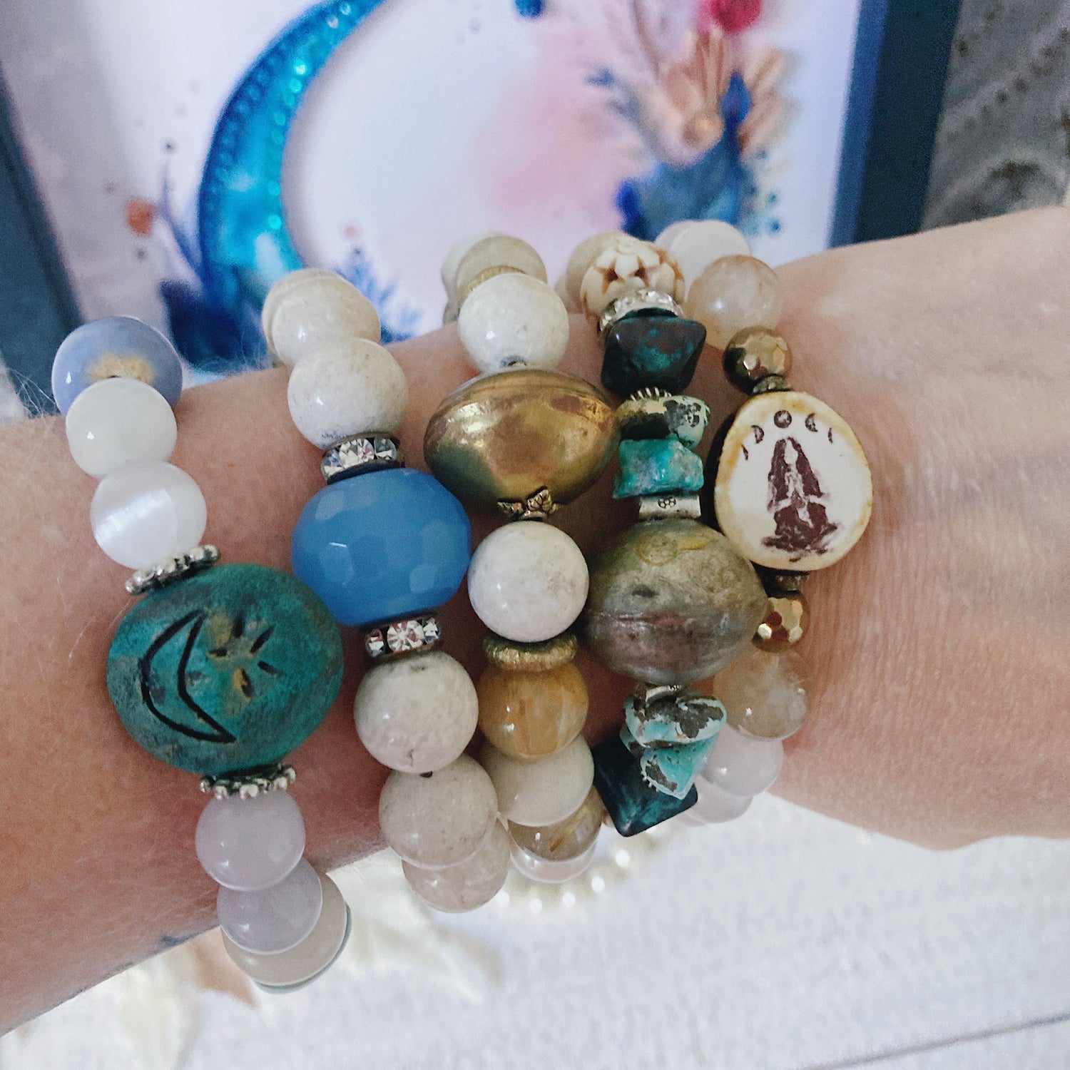 Unique Handmade Stretch Bracelets