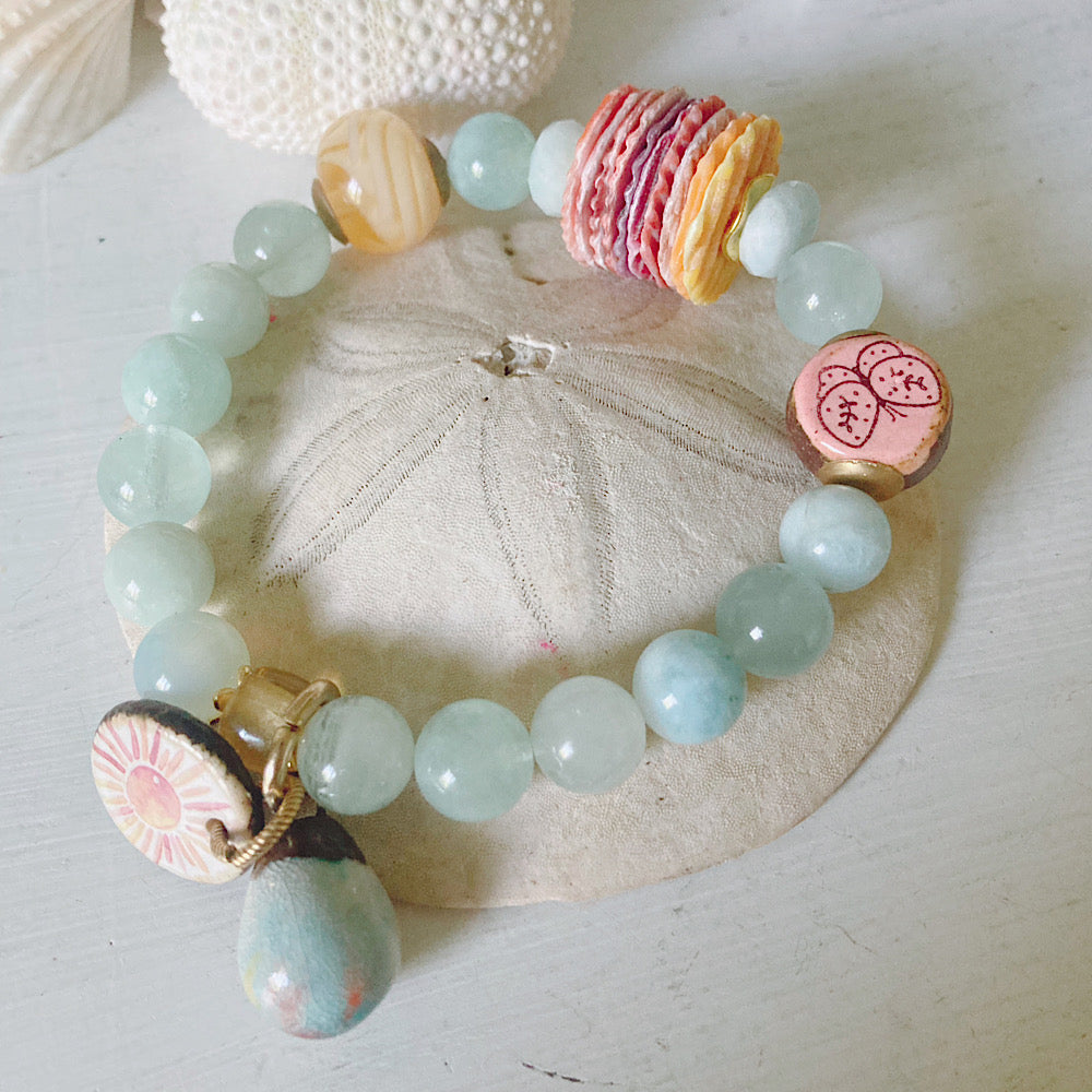 Reserved for VIP: Women’s Summer Beach Boho Surfer Coastal Talisman Stretch Bracelet