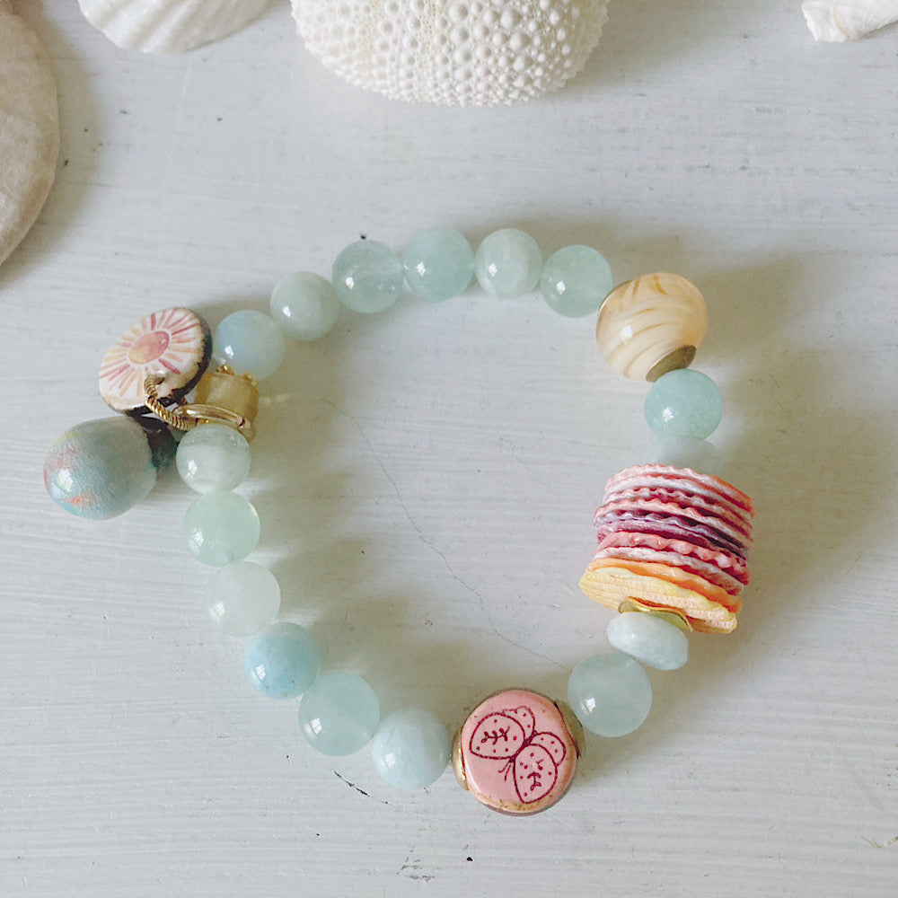 Reserved for VIP: Women’s Summer Beach Boho Surfer Coastal Talisman Stretch Bracelet
