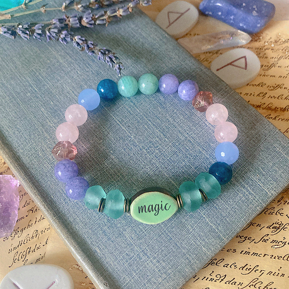 Women’s Magic Rainbow Mystical Witchy Stretch Bracelet