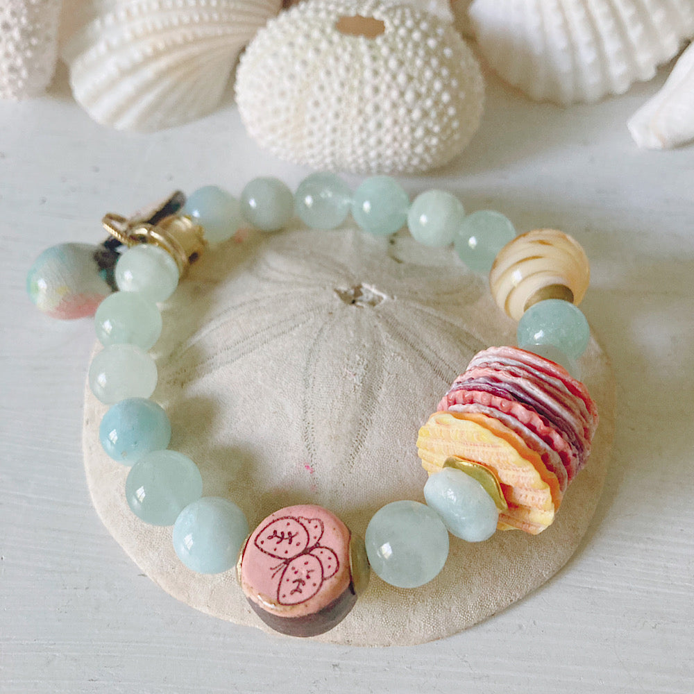 Reserved for VIP: Women’s Summer Beach Boho Surfer Coastal Talisman Stretch Bracelet