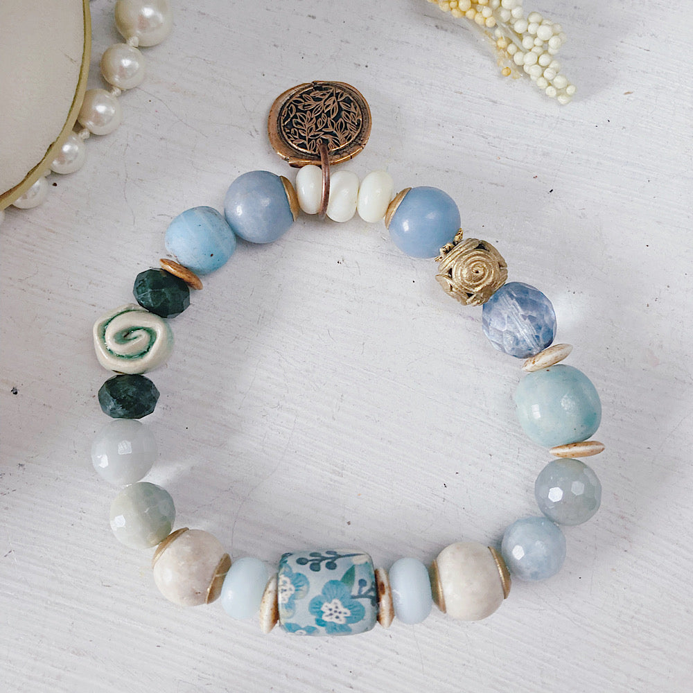 Women’s Shabby Boho Stretch Bracelet