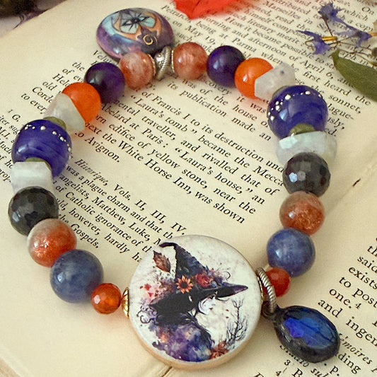 Reserved for VIP: Women’s Fall Witch Samhain Talisman Tanzanite Mystical Bracelet
