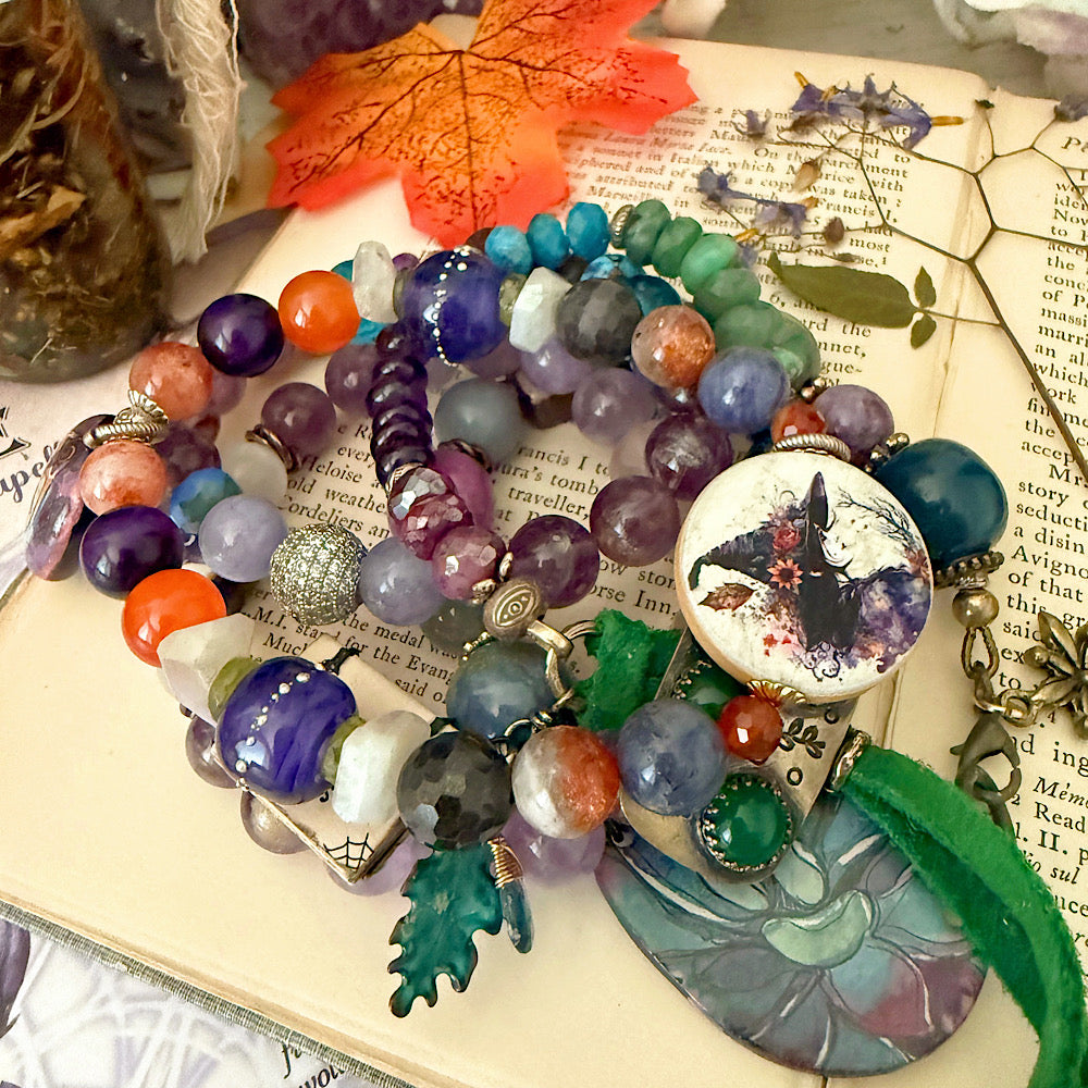 Reserved for VIP: Women’s Fall Witch Samhain Talisman Tanzanite Mystical Bracelet