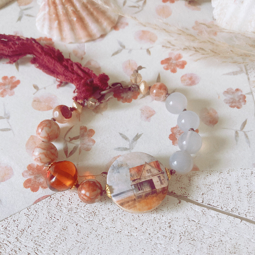 Women’s Neutral Beachy Rustic Surfer Summer Coastal Nature Knotted Bracelet