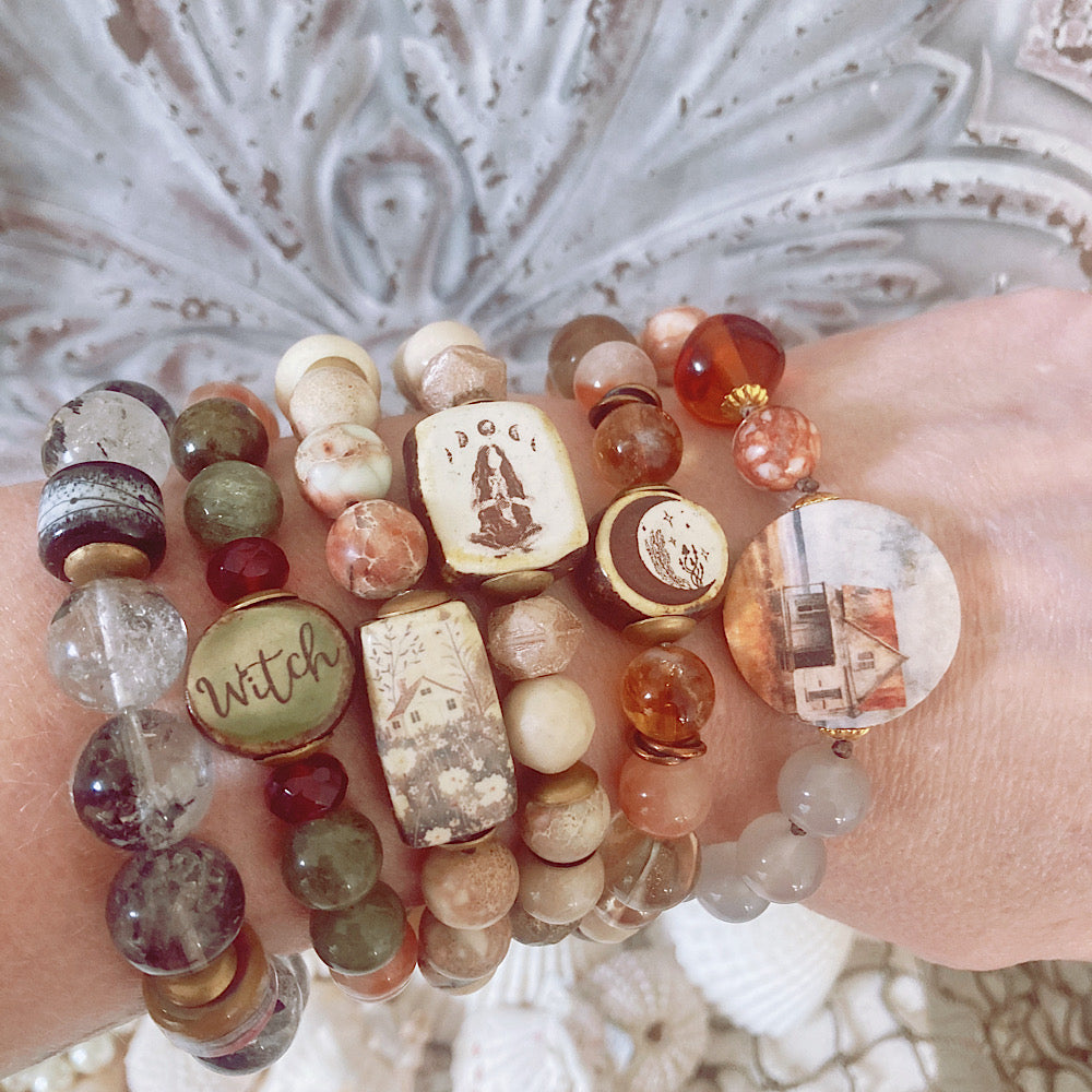 Women’s Neutral Beachy Rustic Surfer Summer Coastal Nature Knotted Bracelet