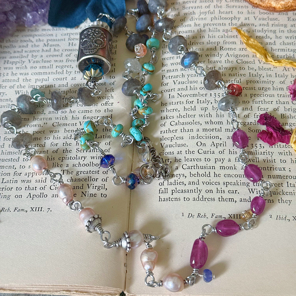 Women’s Anne Choi Día de los Muertos Mystical Ancestor Talisman Rosary Necklace