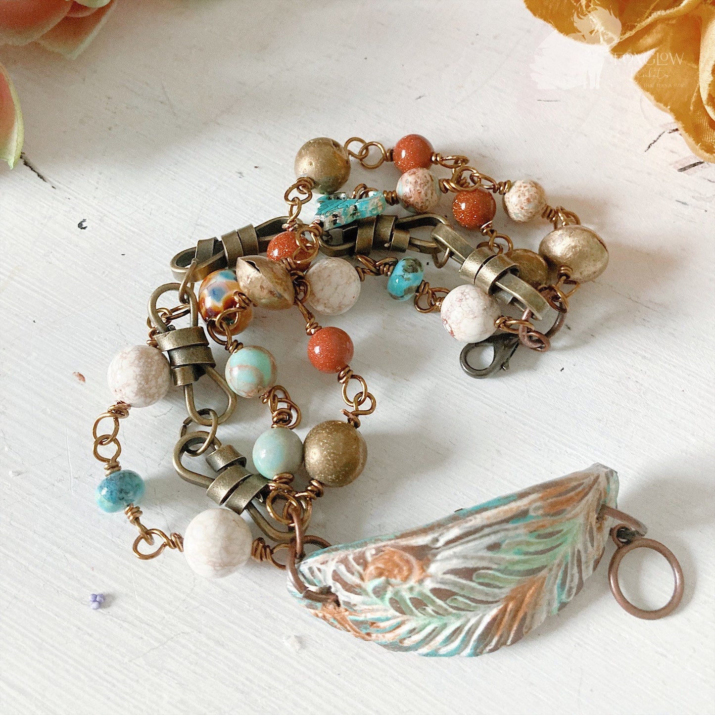 Bracelet Boho Sud-Ouest Turquoise Femme