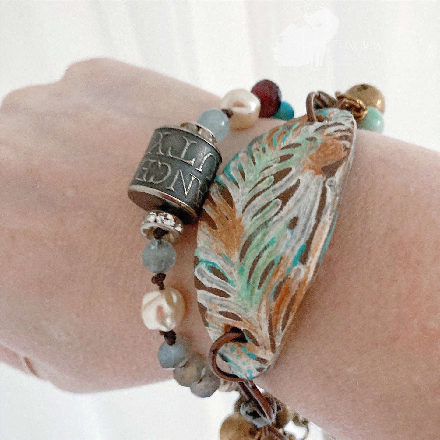 Bracelet Boho Sud-Ouest Turquoise Femme