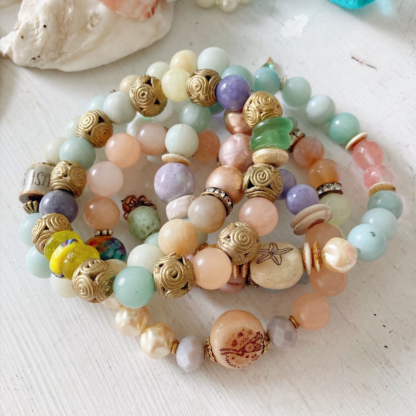 Women’s Beach Town Boho Stretch Bracelet