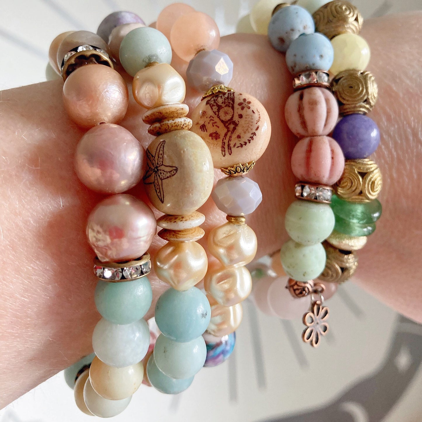 Women’s Beach Town Boho Stretch Bracelet