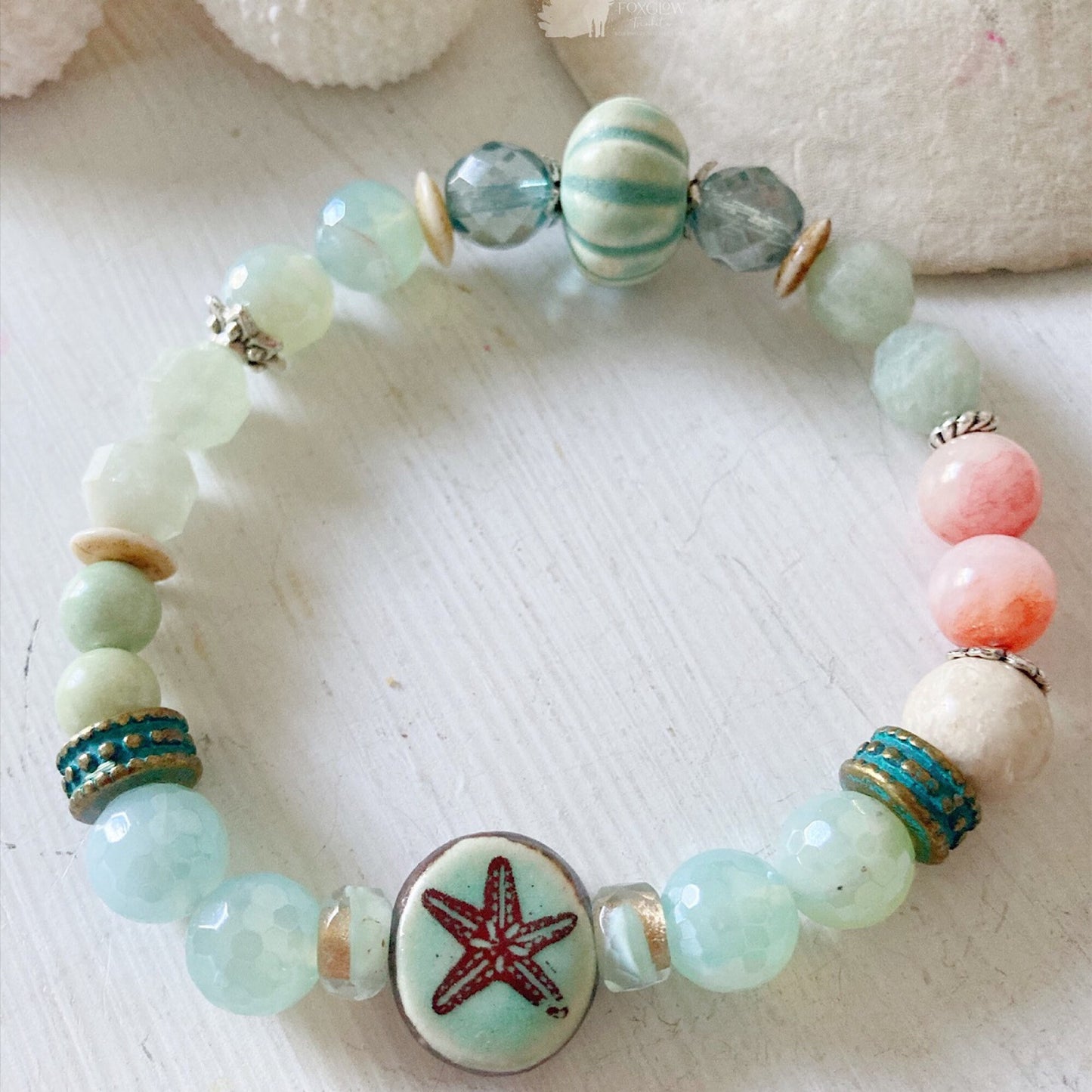 Pulsera elástica Ocean Starfish para mujer