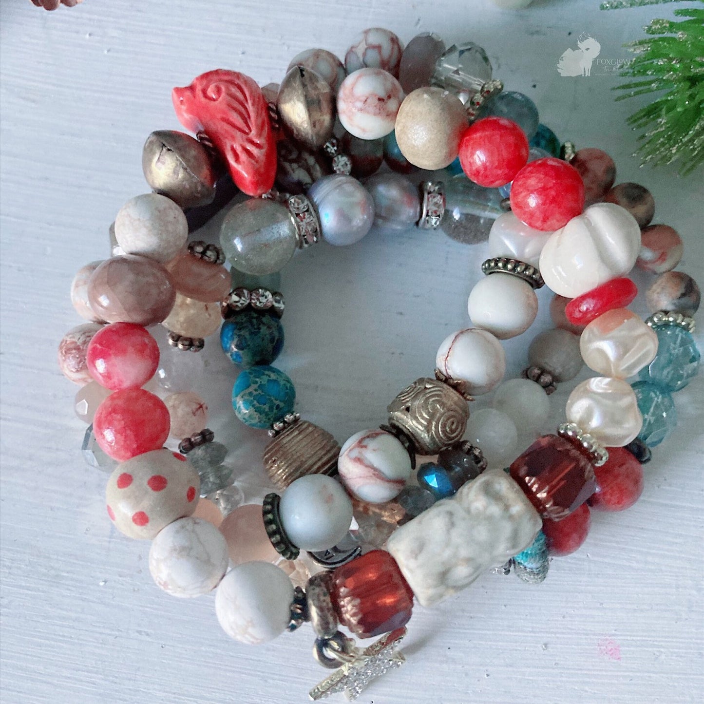 Women’s Bird Cottagecore Stretch Bracelet