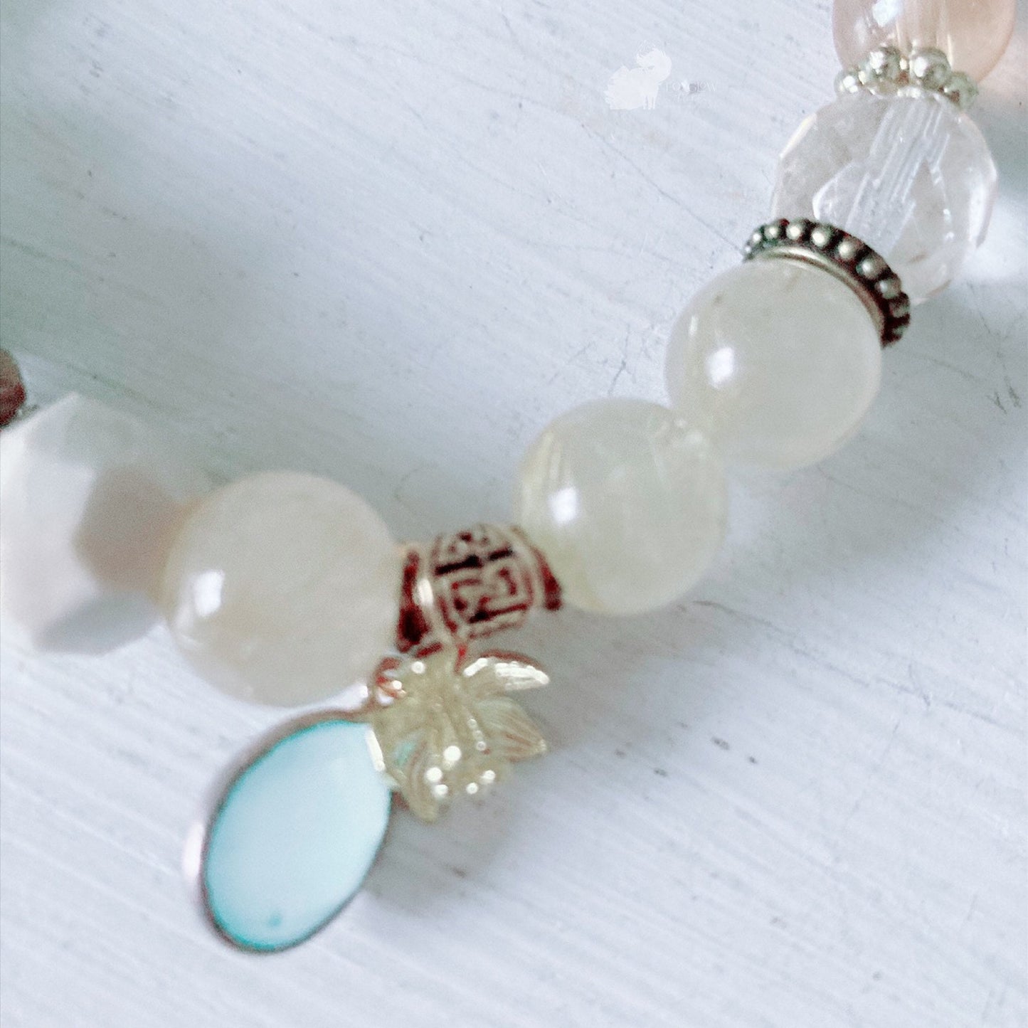 Women’s Seafoam Pastel BohoGlam Stretch Bracelet