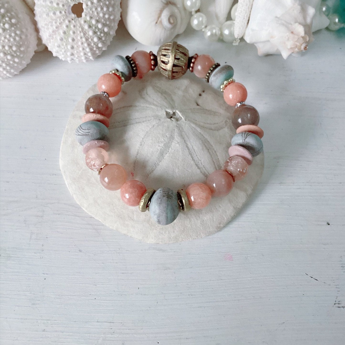 Women’s Desert Boho Earthy Stretch Bracelet