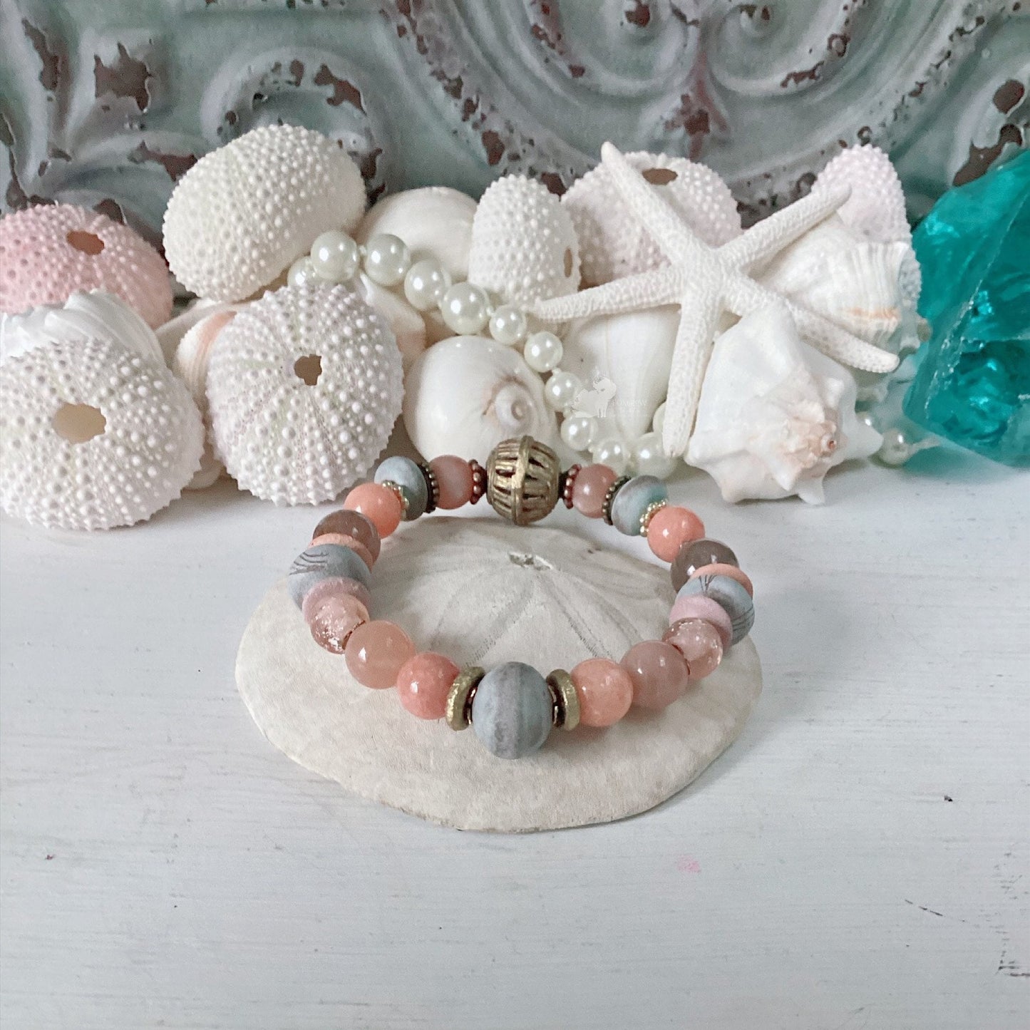 Pulsera elástica Desert Boho Earthy para mujer