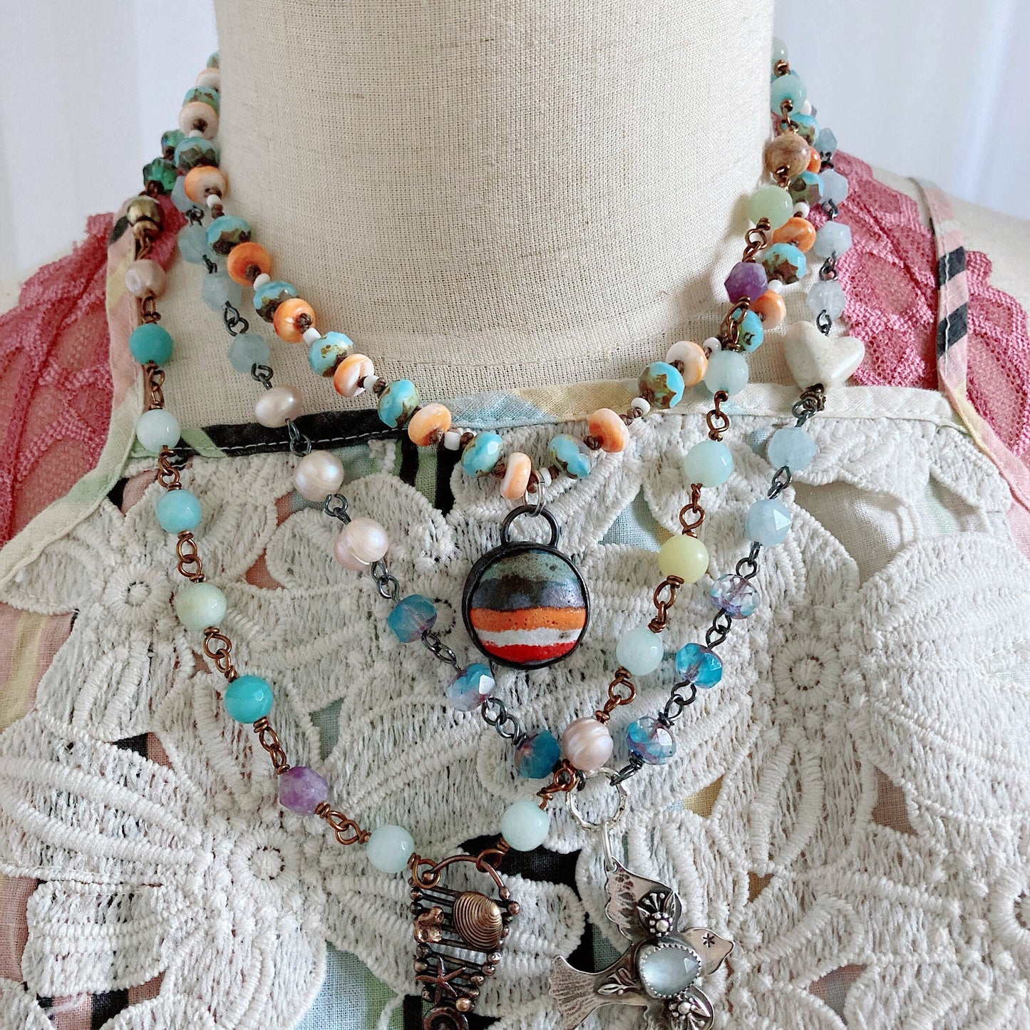 Women’s Beach-Boho Surfer Knotted Necklace