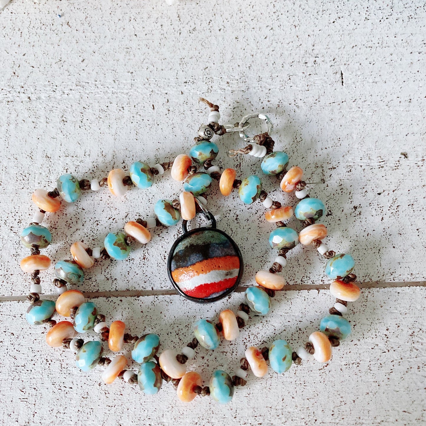 Women’s Beach-Boho Surfer Knotted Necklace