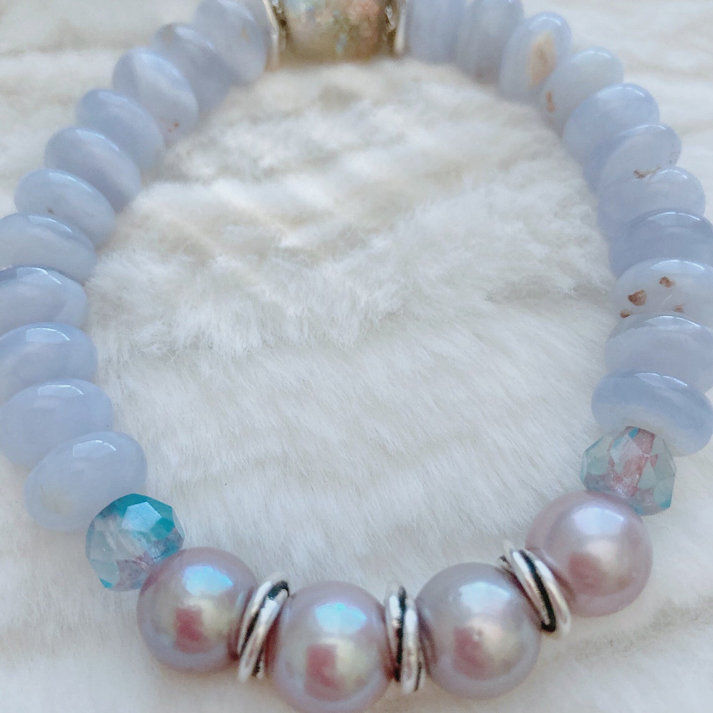 Women’s Boho Beach Edison Pearl Stretch Bracelet